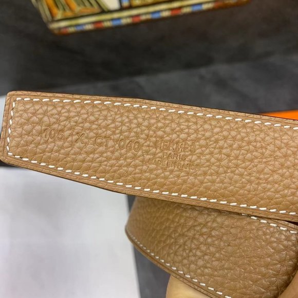 Hermes H Belt with Gold Buckle main image 6